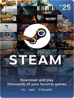 Carte Steam 25€